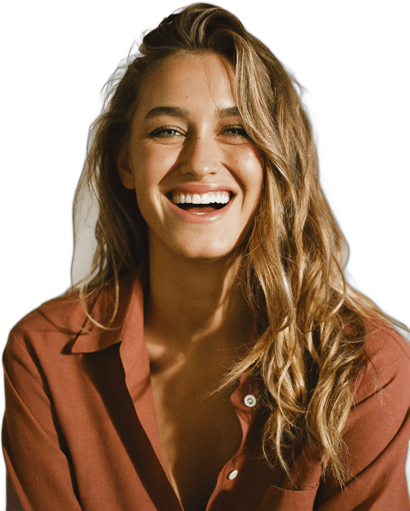 Woman laughing